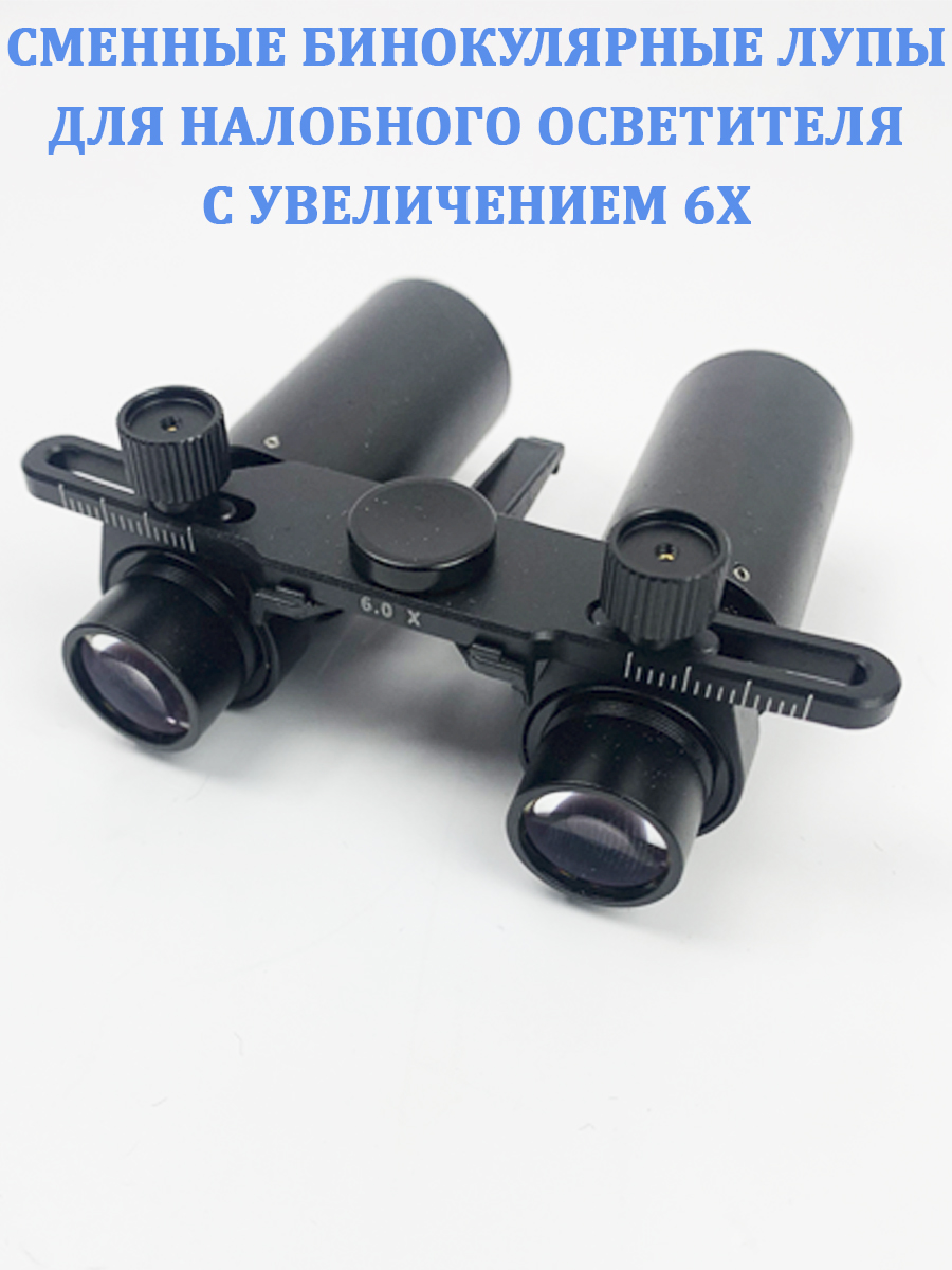 

Съемные бинокуляры Stomato для налобного осветителя, увеличение 6х