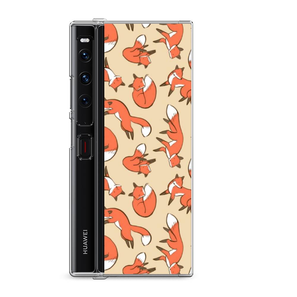 

Силиконовый чехол "Лисички фон" на Huawei Mate Xs 2 / Хуавеи Мате Xs 2