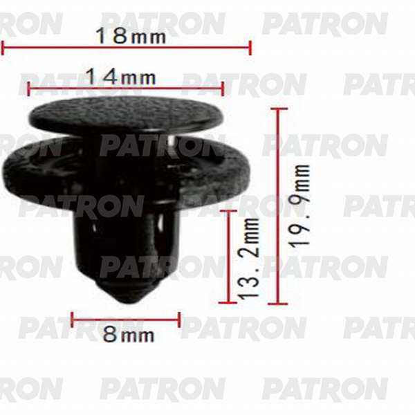 

Клипса Автомобильная PATRON P370422