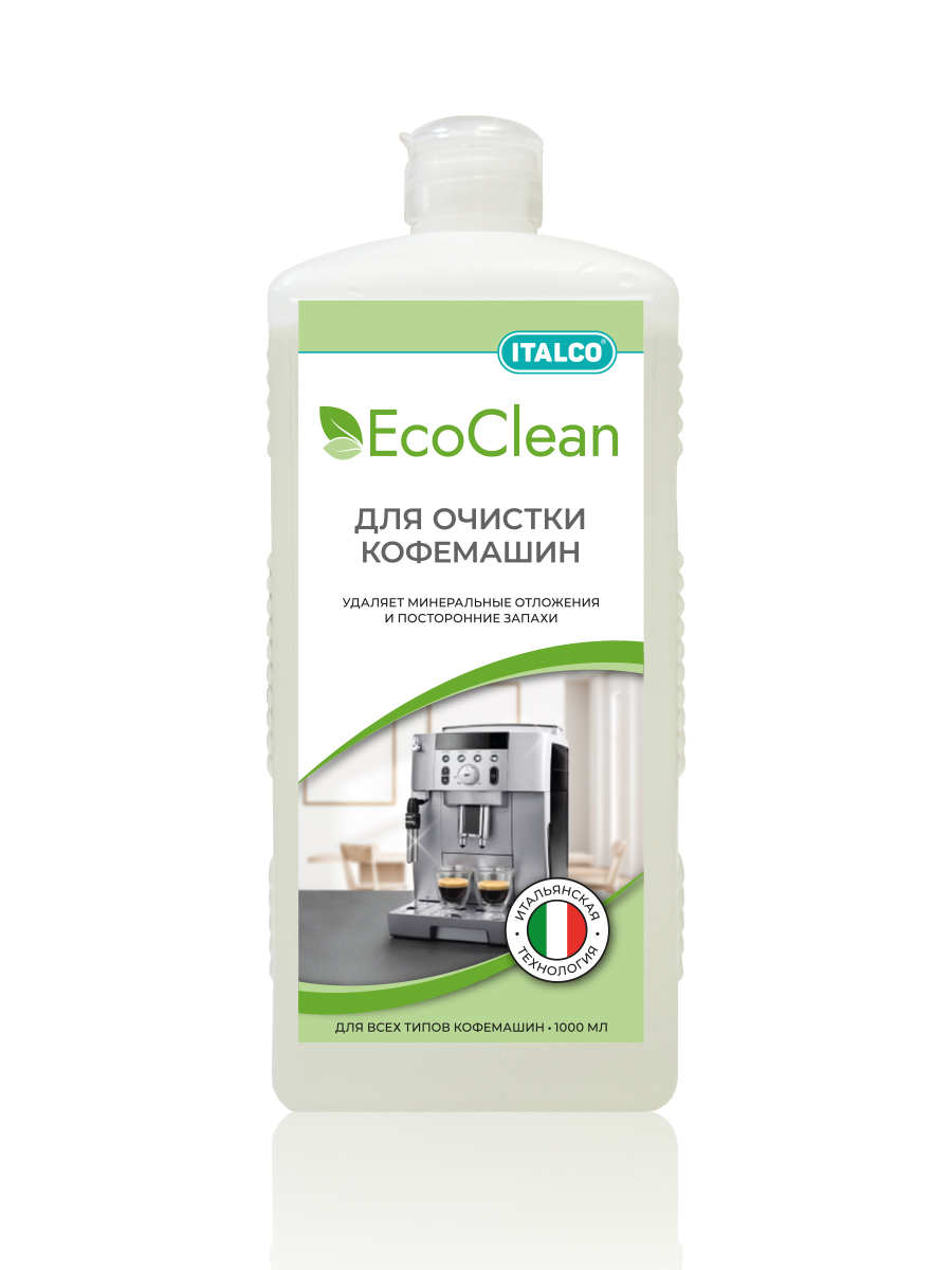Чистящее средство Italco EcoClean 1 л средство для смягчения воды и удаления накипи в стиральных машинах calgon 1 5kg 3184463