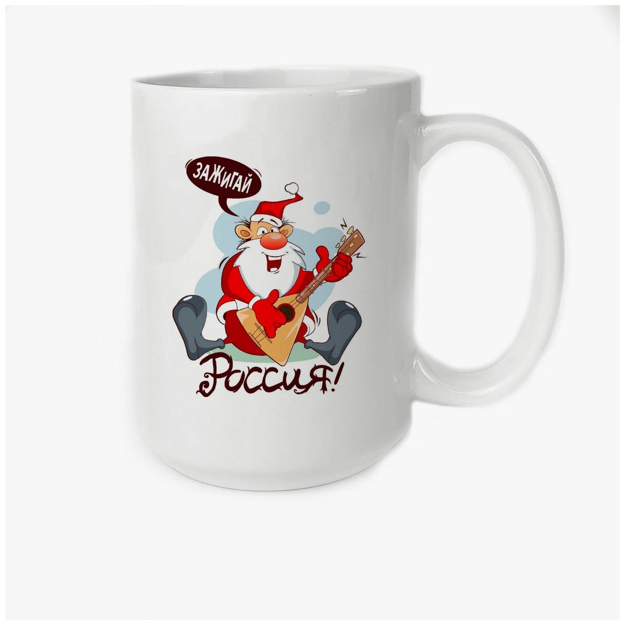 

Кружка CoolPodarok Зажигай Россия сова