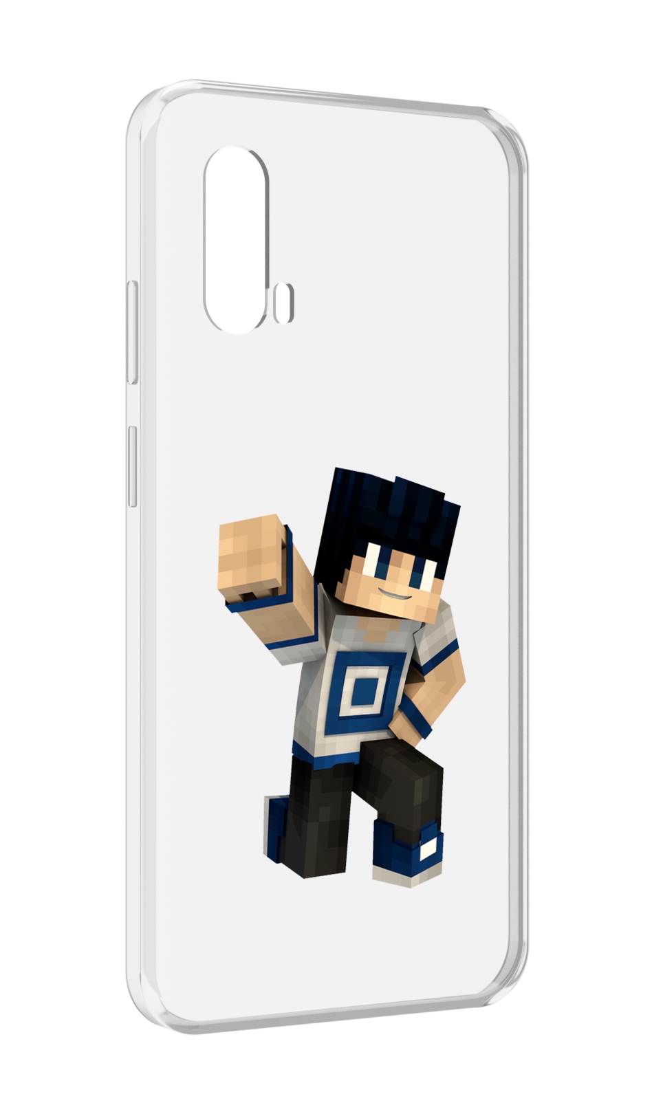 

Чехол MyPads Minecraft-1 для Blackview BV7100, Прозрачный, Tocco