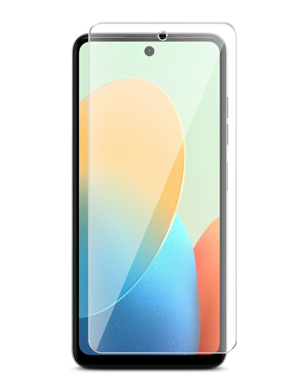 

Защитное стекло Brozo на Tecno Spark Go 2024 гибридное прозрачное, Tecno Spark Go 2024