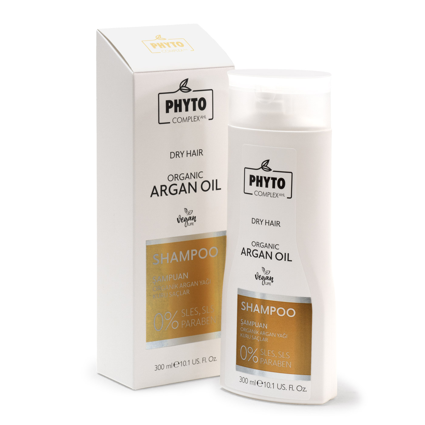 Натуральный шампунь Phytocomplex для сухих волос Organic Argan Dry Hair