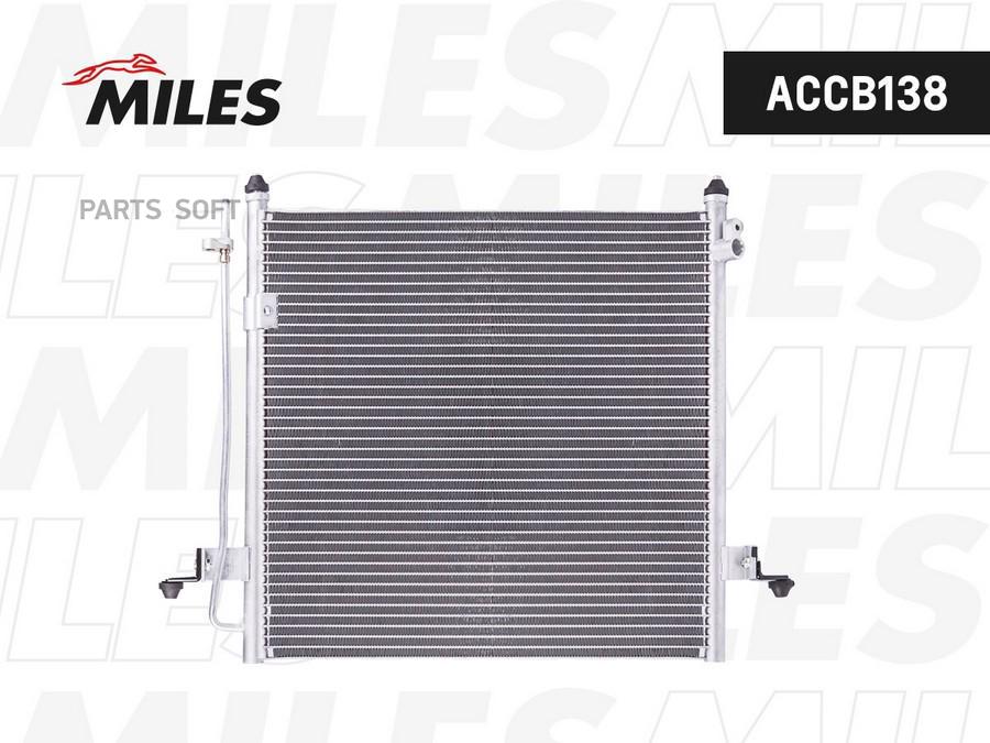 

MILES ACCB138 Радиатор кондиционера (паяный) MITSUBISHI L200 2.5 DI-D 06- ACCB138