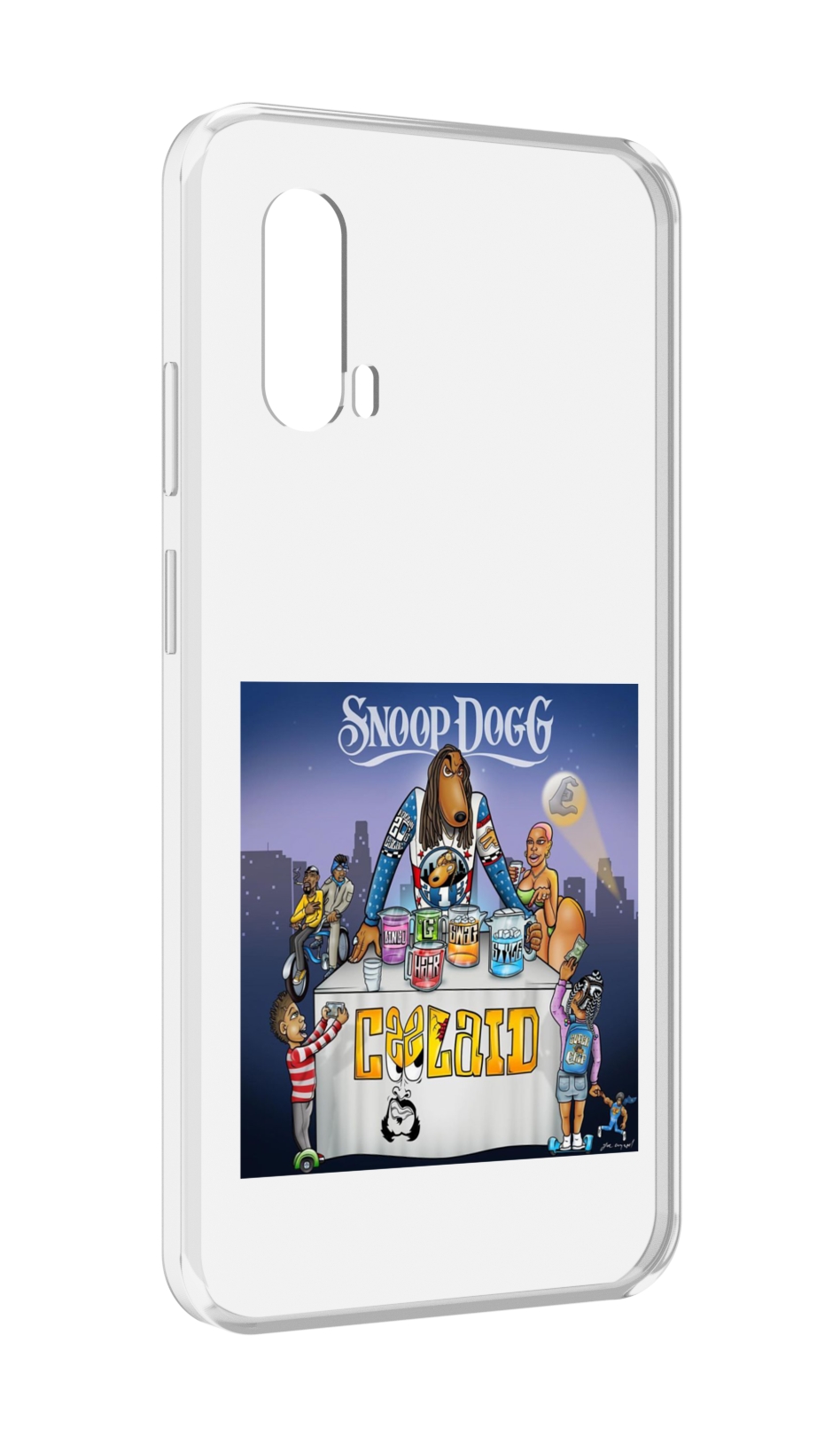

Чехол MyPads Snoop Dogg COOLAID для Blackview BV7100, Прозрачный, Tocco