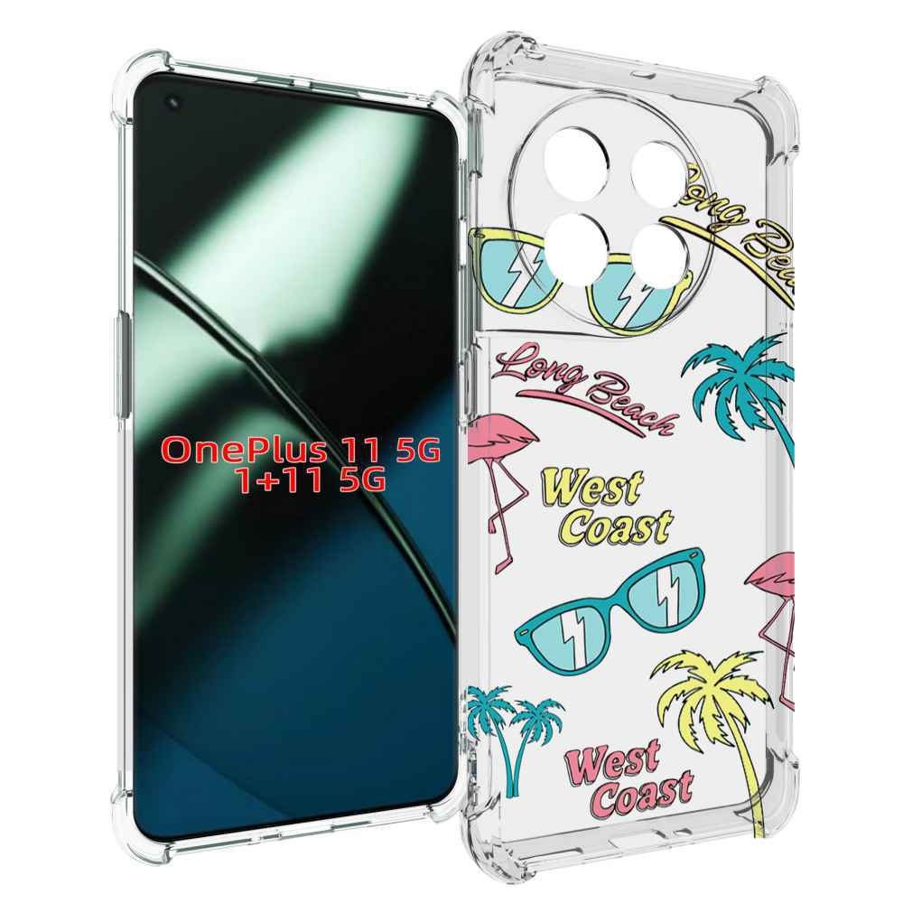 

Чехол MyPads пляжные-декорации для OnePlus 11, Прозрачный, Tocco