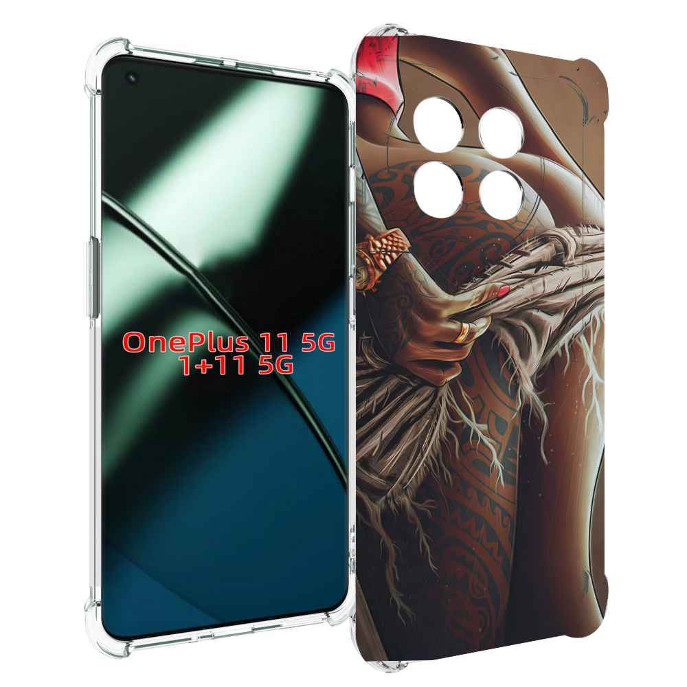 

Чехол MyPads полуголая девушка фотография женский для OnePlus 11, Прозрачный, Tocco