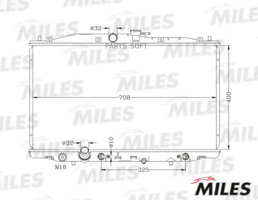 

MILES ACRB359 Радиатор MILES ACRB359 HONDA ACCORD 2.4 03-