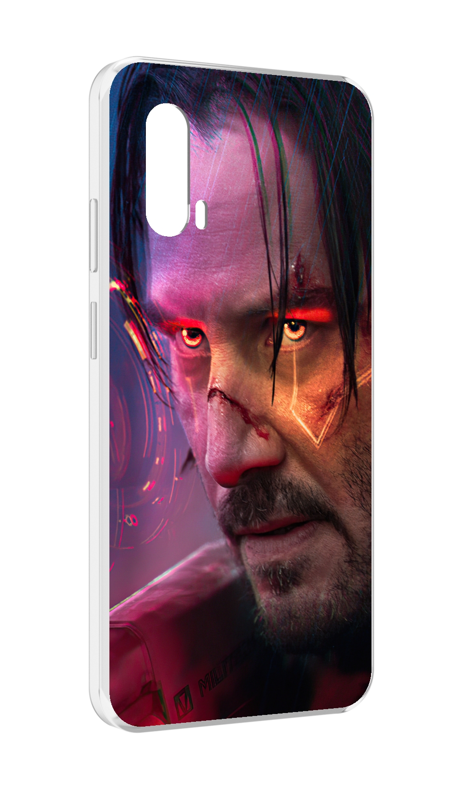 

Чехол MyPads cyberpunk 2077 Джонни Сильверхенд для Blackview BV7100, Прозрачный, Tocco