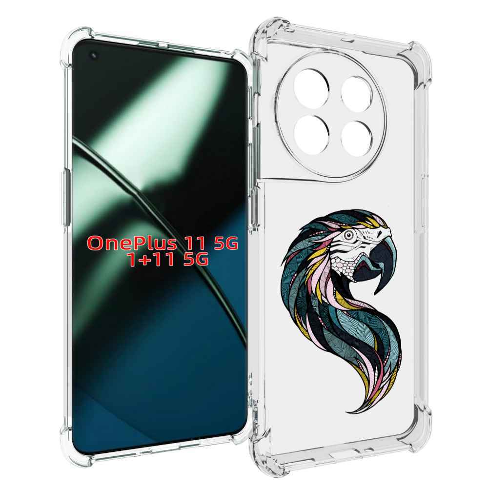 

Чехол MyPads полупопугай для OnePlus 11, Прозрачный, Tocco