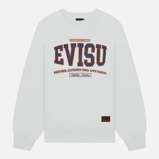 Мужская толстовка Evisu Heritage Seagull-Daicock Printed белый, Размер XL