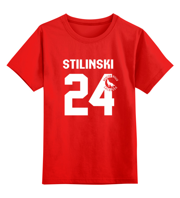 

Футболка детская Printio Stilinski 24 цв. красный р. 140, Stilinski 24