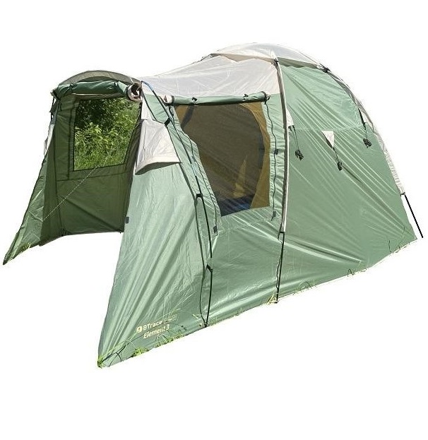 Палатка BTrace Element, кемпинговая, 4 места, green