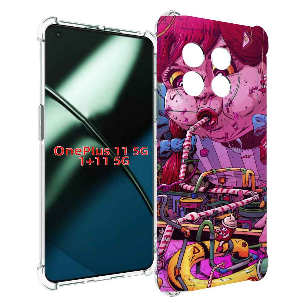 

Чехол MyPads прикольная сладкая картинка для OnePlus 11, Прозрачный, Tocco