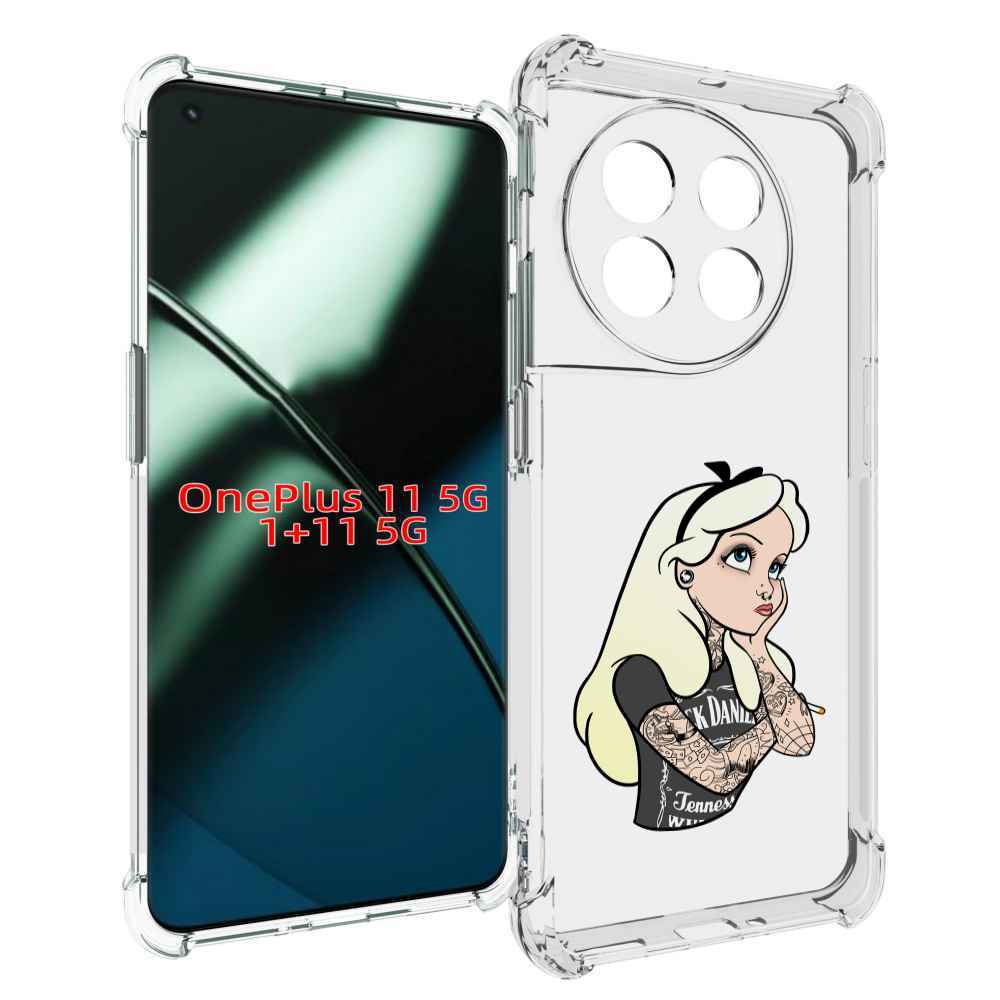 

Чехол MyPads принцесса-в-татуировках женский для OnePlus 11, Прозрачный, Tocco