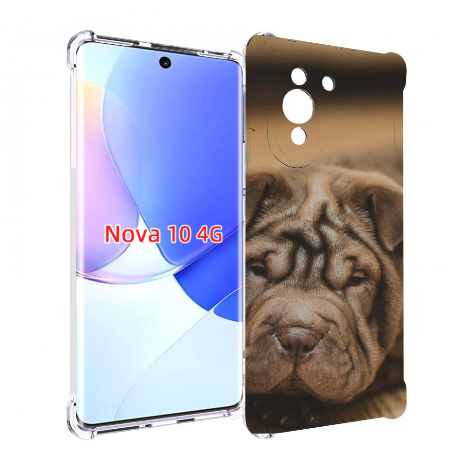 

Чехол MyPads шарпеи для Huawei Nova 10, Прозрачный, Tocco
