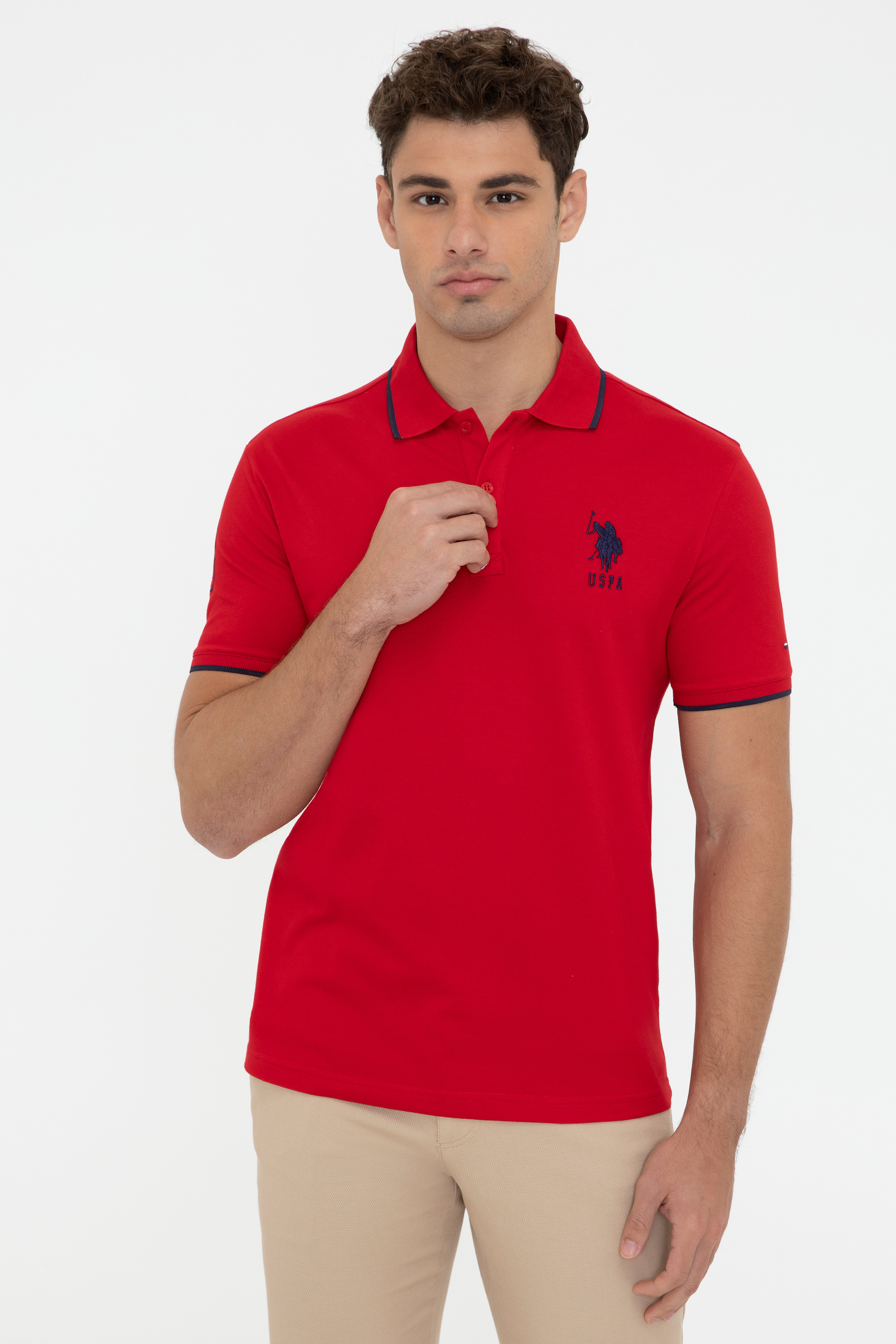 фото Футболка мужская u.s. polo assn. g081gl0110gsd01iy021 красная xs