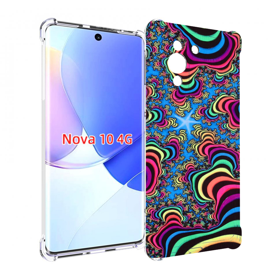 

Чехол MyPads щупальца иллюзия для Huawei Nova 10, Прозрачный, Tocco