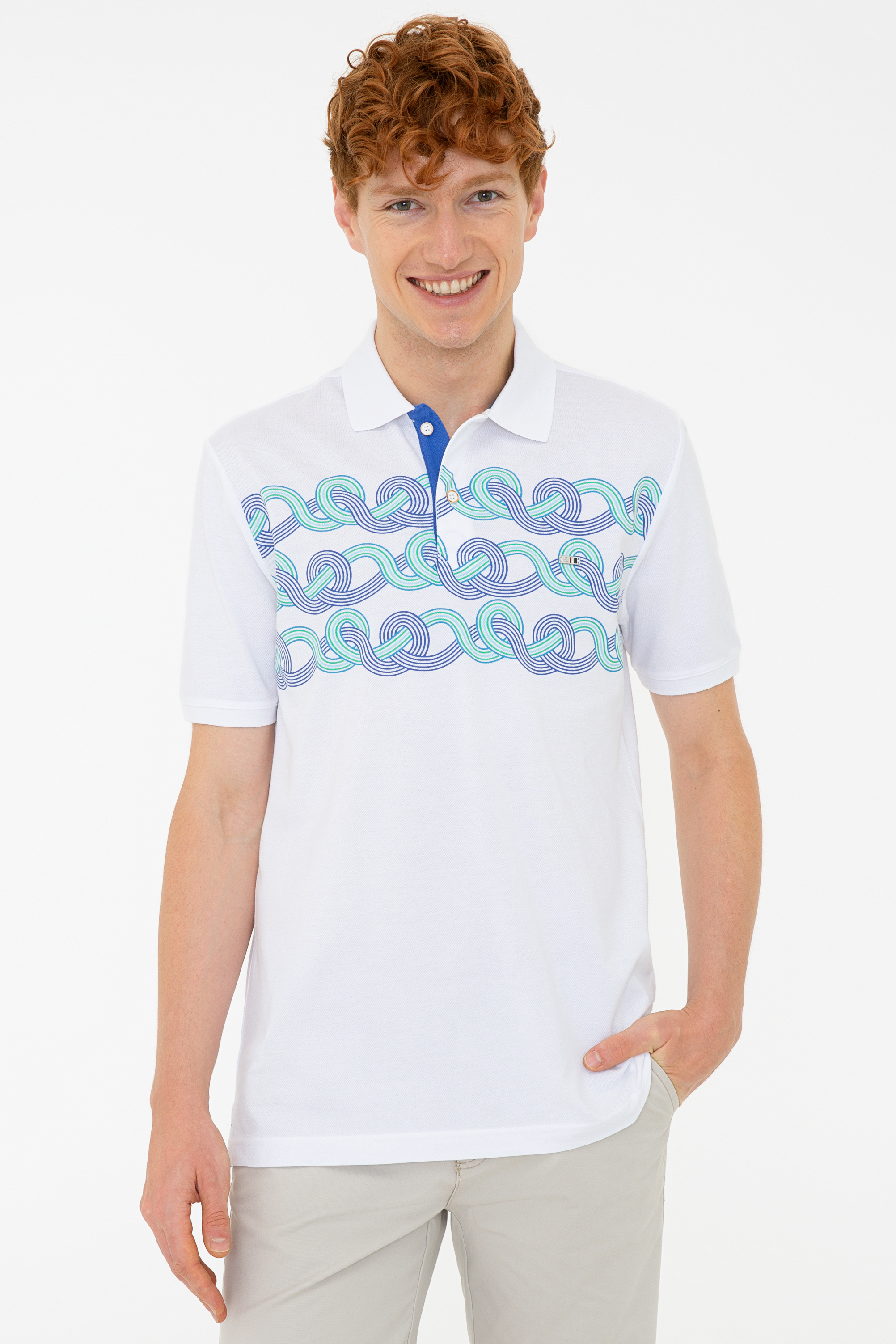 

Футболка мужская U.S. POLO Assn. G081SZ0110ANDRE белая M, G081SZ0110ANDRE