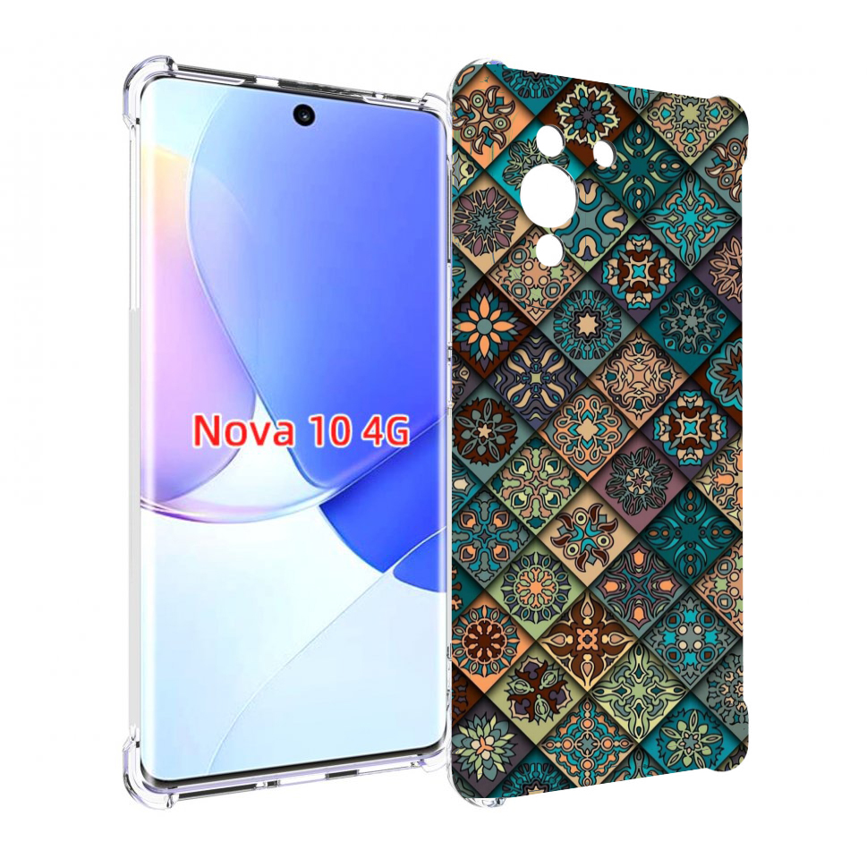 

Чехол MyPads ячейки с арнаментами для Huawei Nova 10, Прозрачный, Tocco
