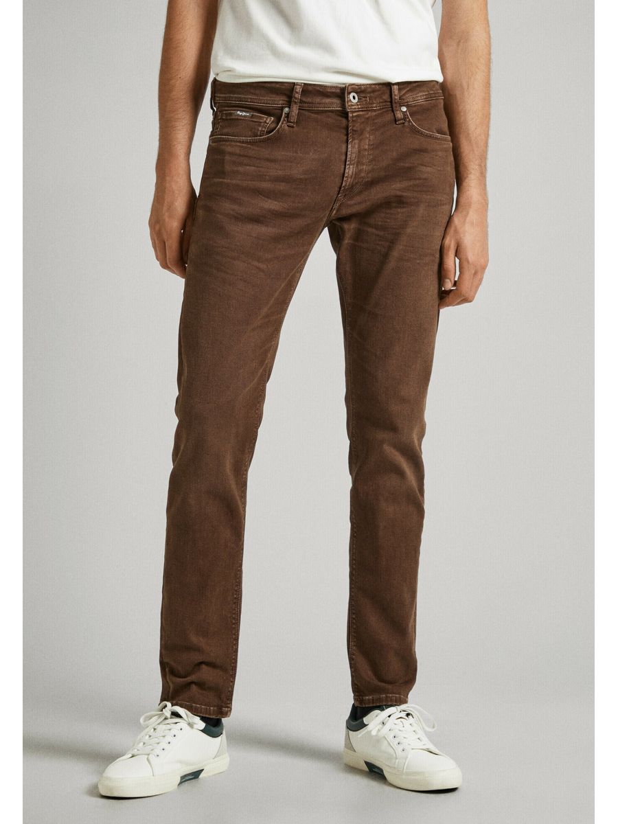 

Джинсы мужские Pepe Jeans London PE122G0PP коричневые 34/34, Коричневый, PE122G0PP