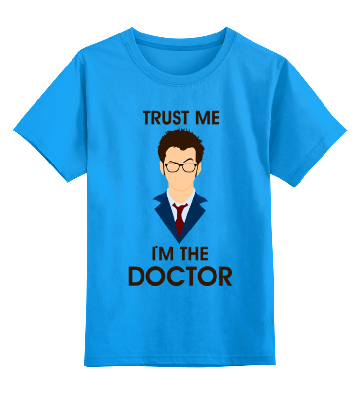 

Футболка детская Printio Doctor who цв. голубой р. 140, Doctor who