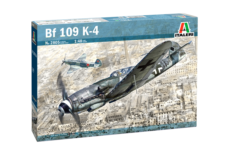 фото Сборная модель italeri 1/48 самолёт bf 109 k-4 2805