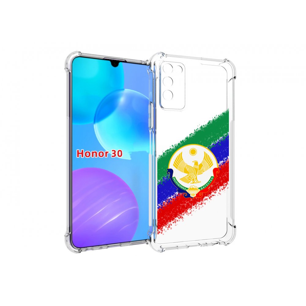 

Чехол MyPads герб флаг Дагестана для Huawei Honor 30 Lite, Tocco