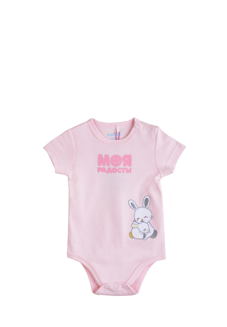 

Боди детское Kari baby SS22B14801205 цв. розовый р. 80, SS22B14801205