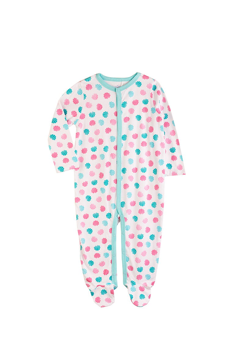 фото Комбинезон детский kari baby ss21b104a1204 цв. белый, розовый р. 80