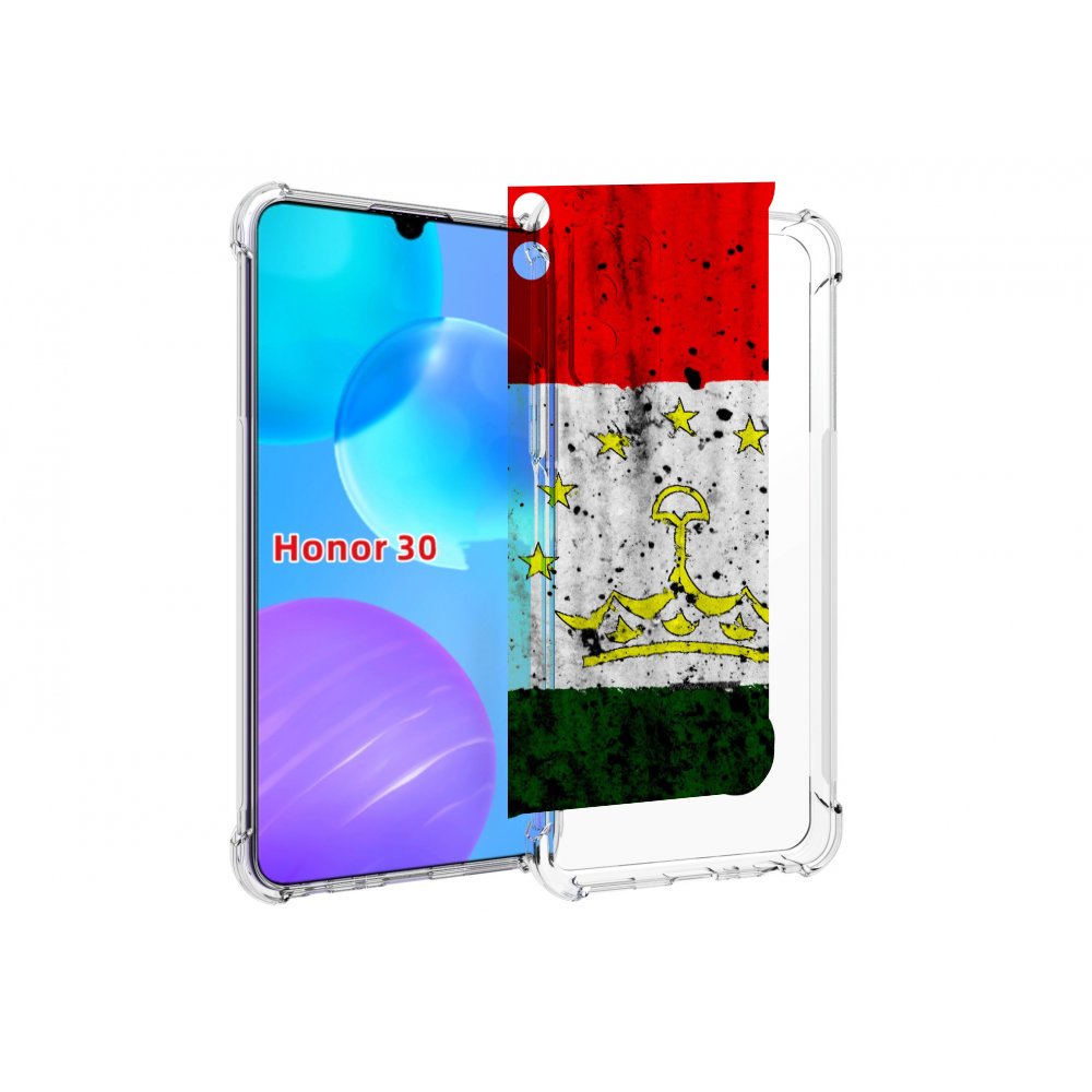 

Чехол MyPads герб флаг таджикистан для Huawei Honor 30 Lite, Tocco
