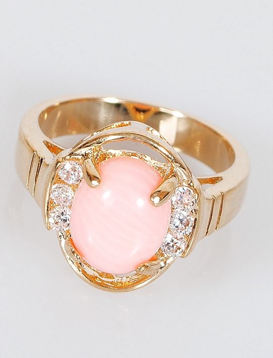 

Кольцо из бижутерного сплава р.18 Lotus Jewelry 70R-052co, коралл, 70R-052co