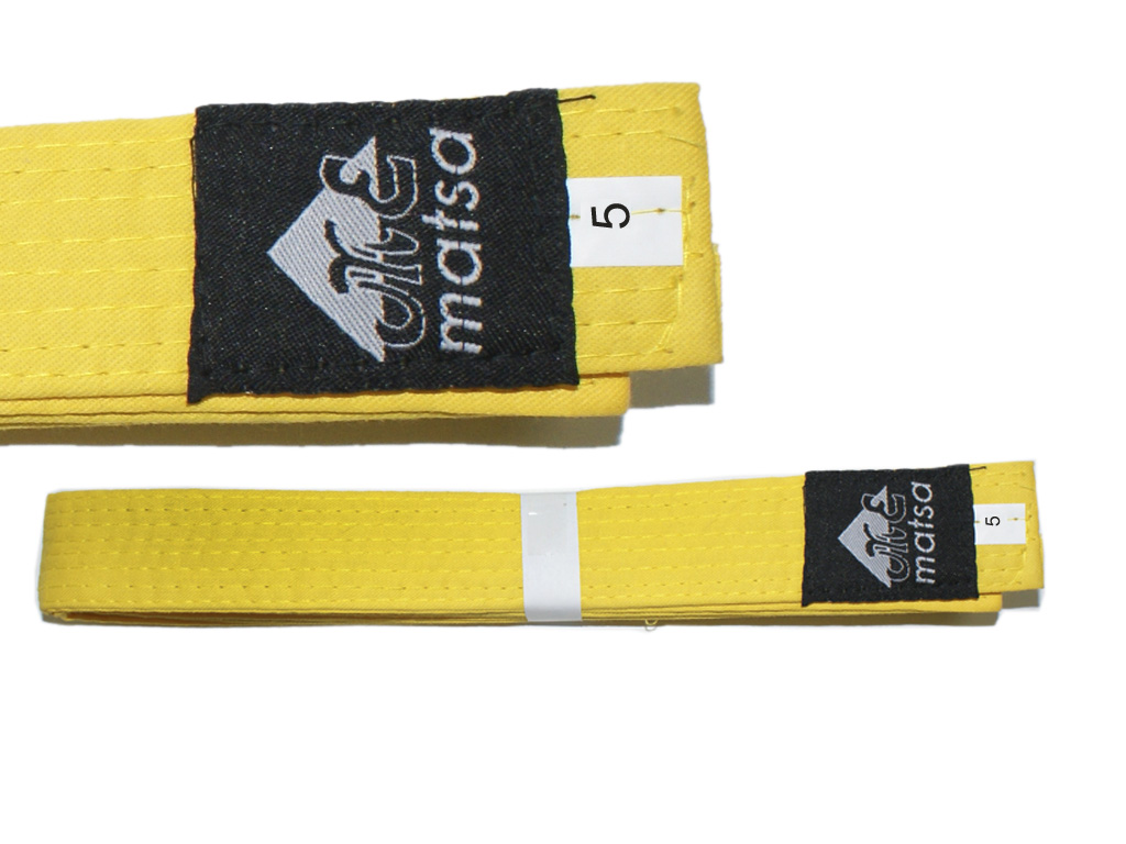 

Пояс для кимоно Sprinter yellow, 272 см, 4