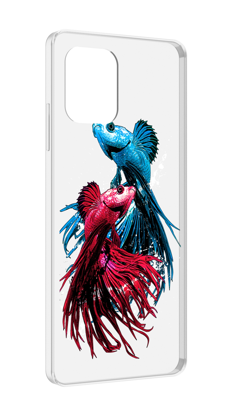 

Чехол MyPads рыбы петушки для UMIDIGI Power 7 Max / Power 7S, Прозрачный, Tocco