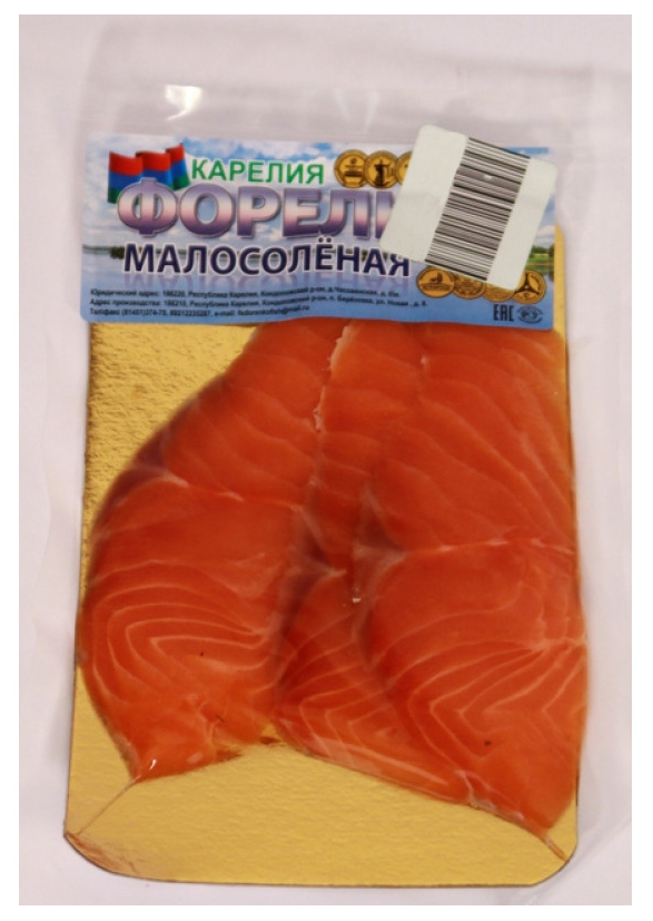 

Форель Карелия соленая филе ломтики 100 г