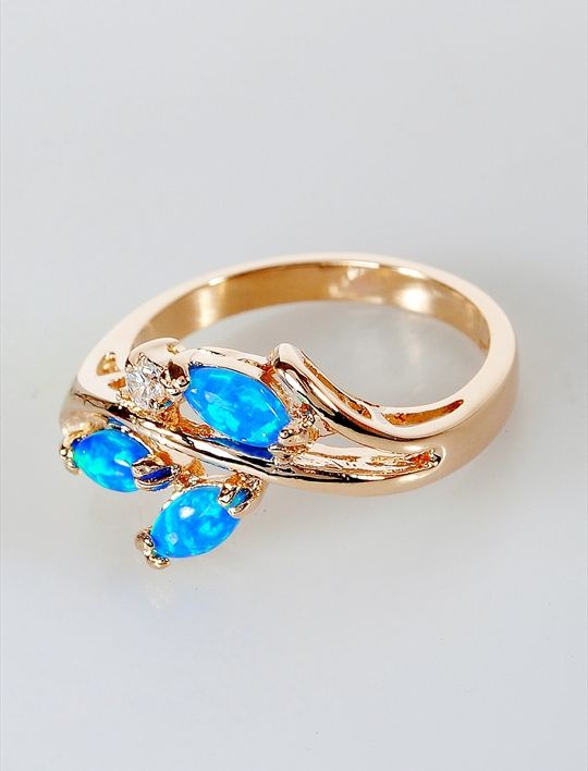

Кольцо из бижутерного сплава р.18 Lotus Jewelry 42R-26OJK5, опал, 42R-26OJK5