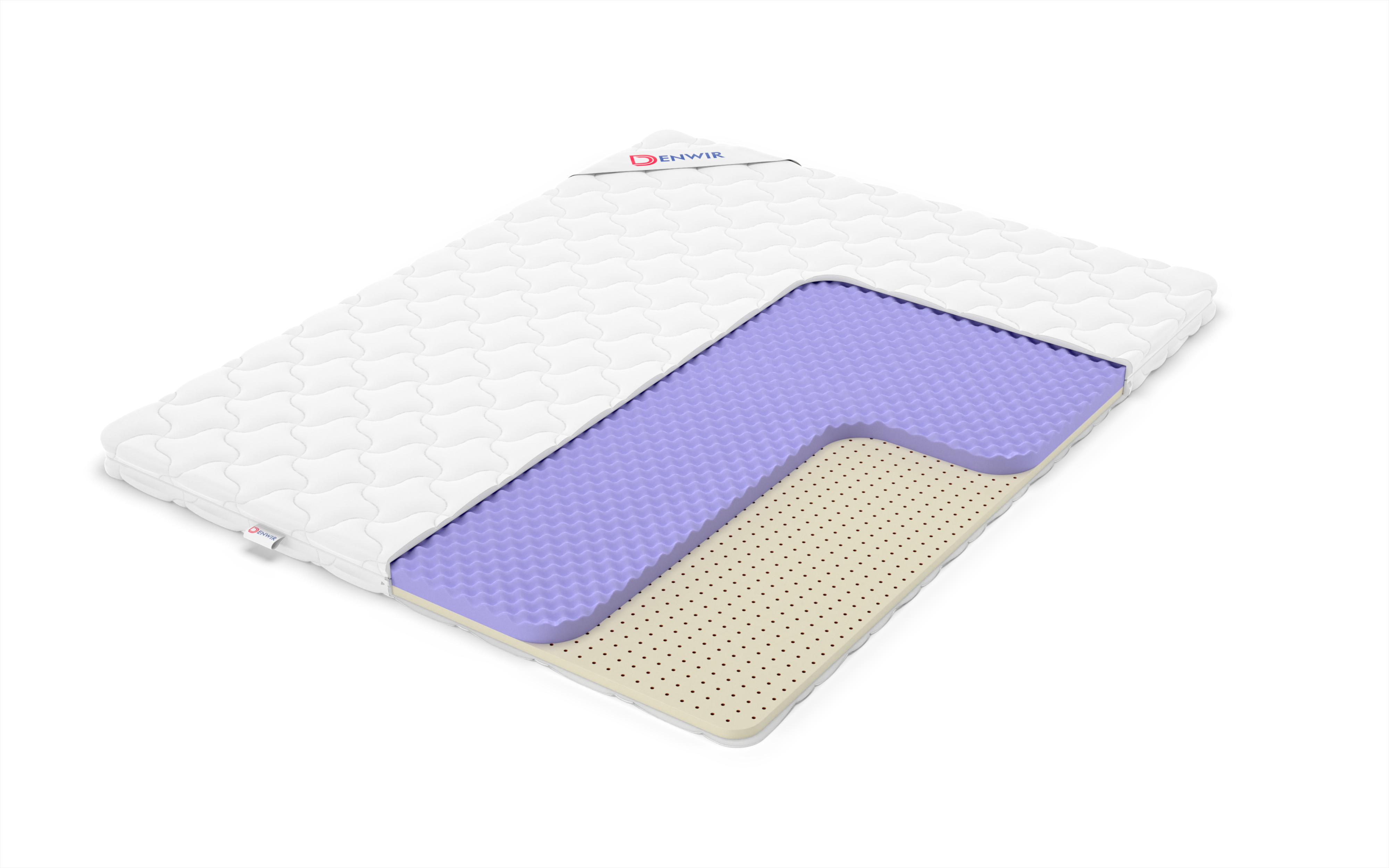 

Матрас-топпер Denwir COMFORT FIVE SOFT 7 75х185, 7 см, Белый, COMFORT FIVE SOFT 7