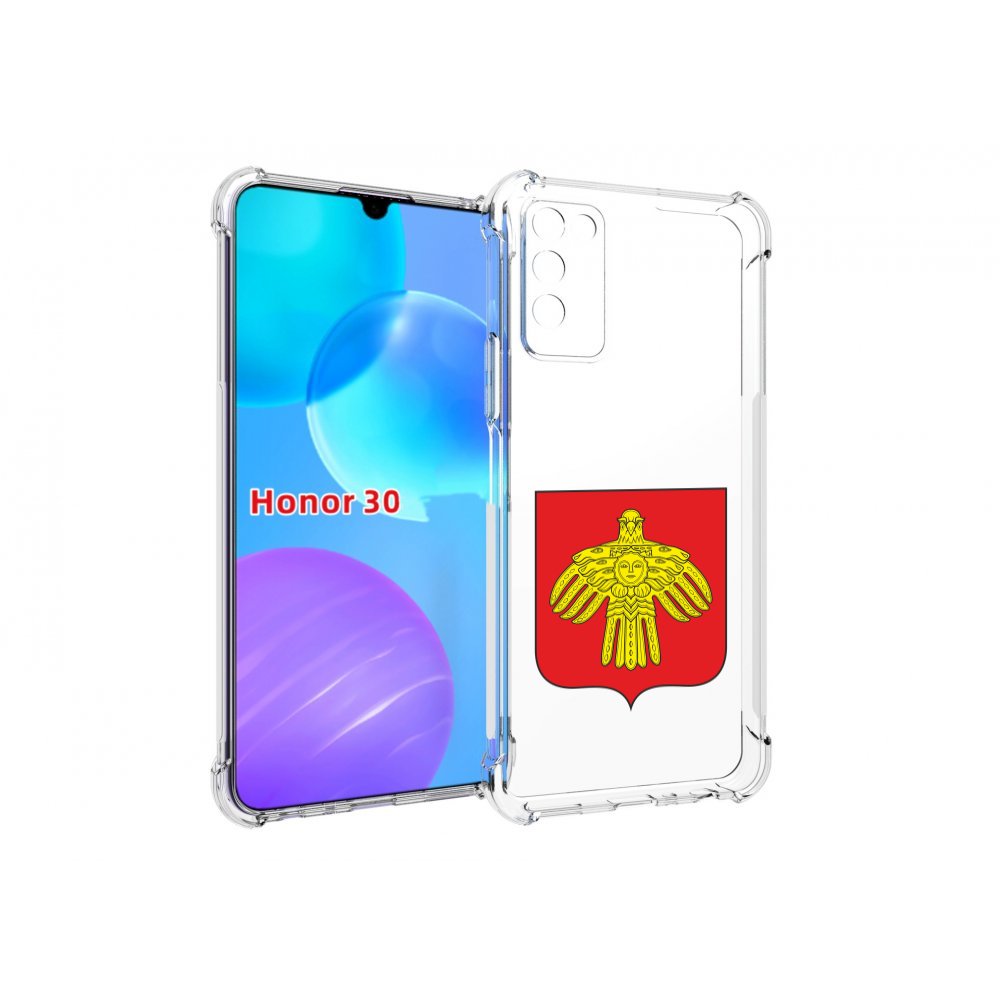 

Чехол MyPads герб-коми-сыктывкар для Huawei Honor 30 Lite, Tocco