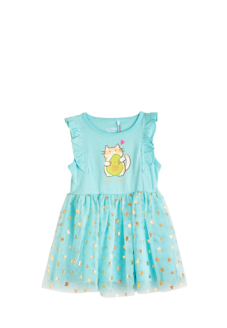Платье детское Kari baby SS22B17801506 цв. бирюзовый р. 74