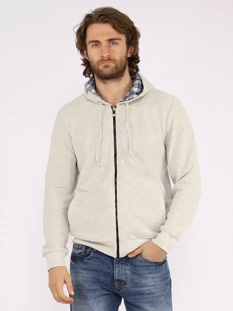 

Толстовка мужская A passion play 222TR(XT-0025)-0801 серая 2XL, 222TR(XT-0025)-0801