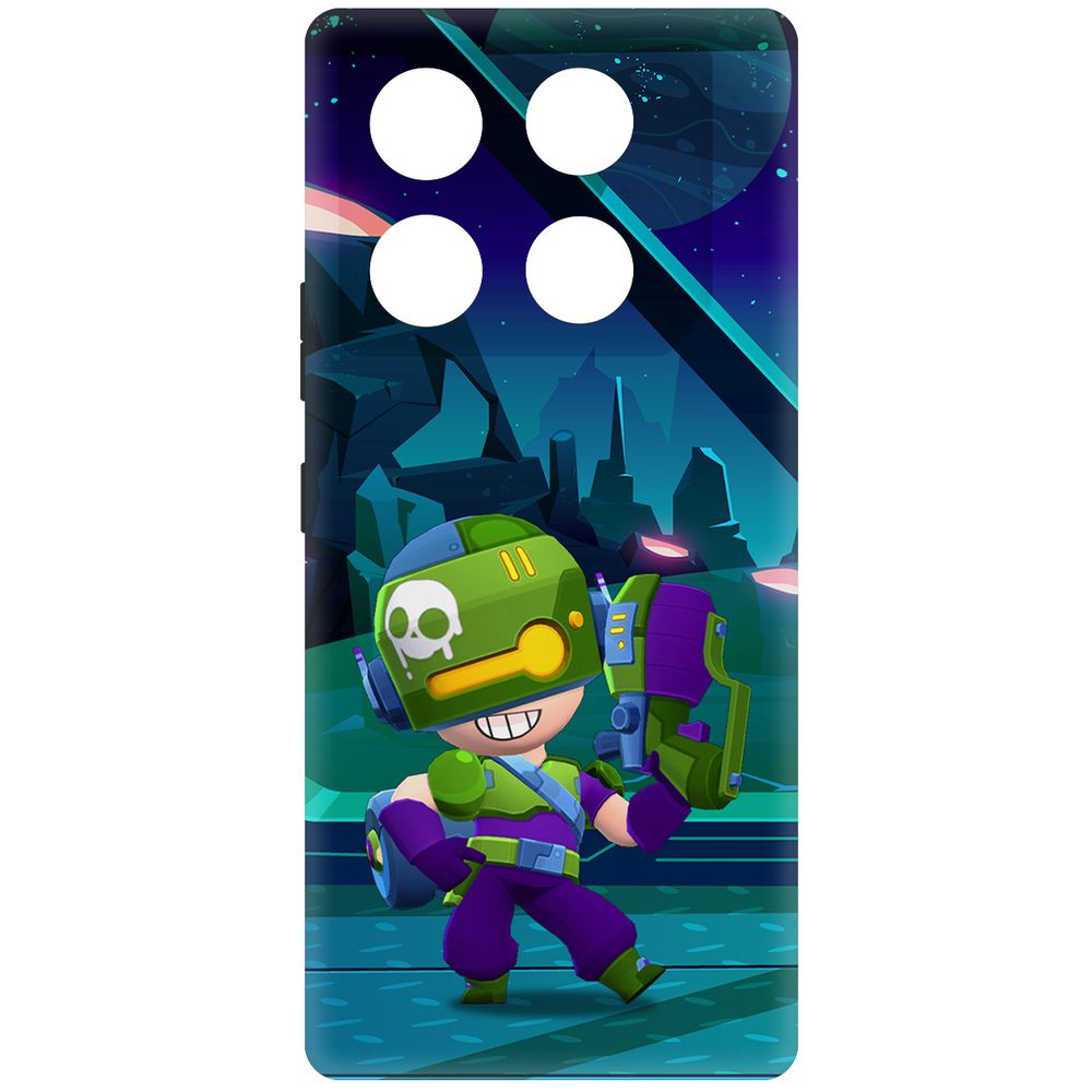 

Чехол-накладка Soft Case Brawl Stars - Контрабандистка Пенни для INFINIX GT 20 Pro черный