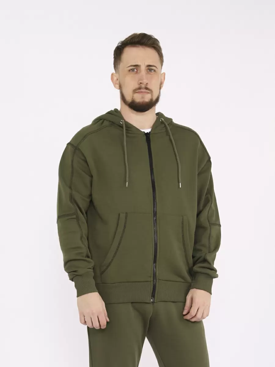 

Толстовка мужская A passion play 222TR(WH-0045)-1601 хаки L, SQ69994