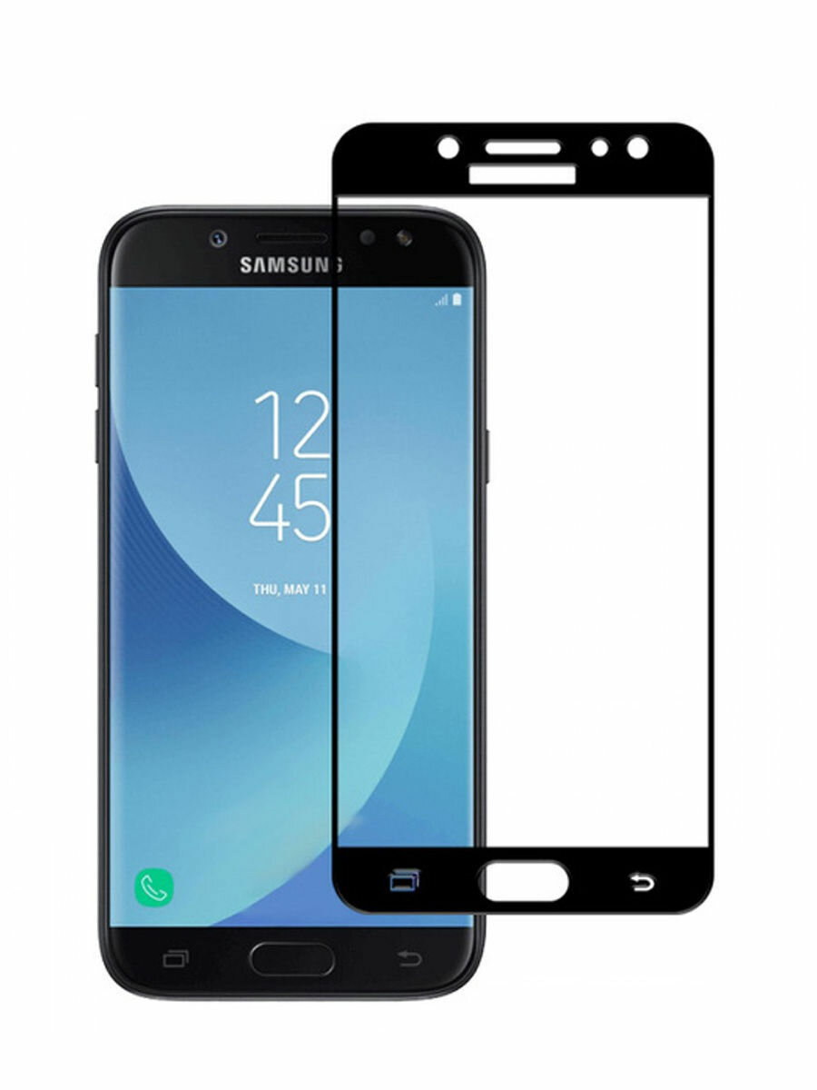 

Защитное стекло 2D INAKS для Samsung Galaxy J330 (2017) Full Glue/Full Screen, черное