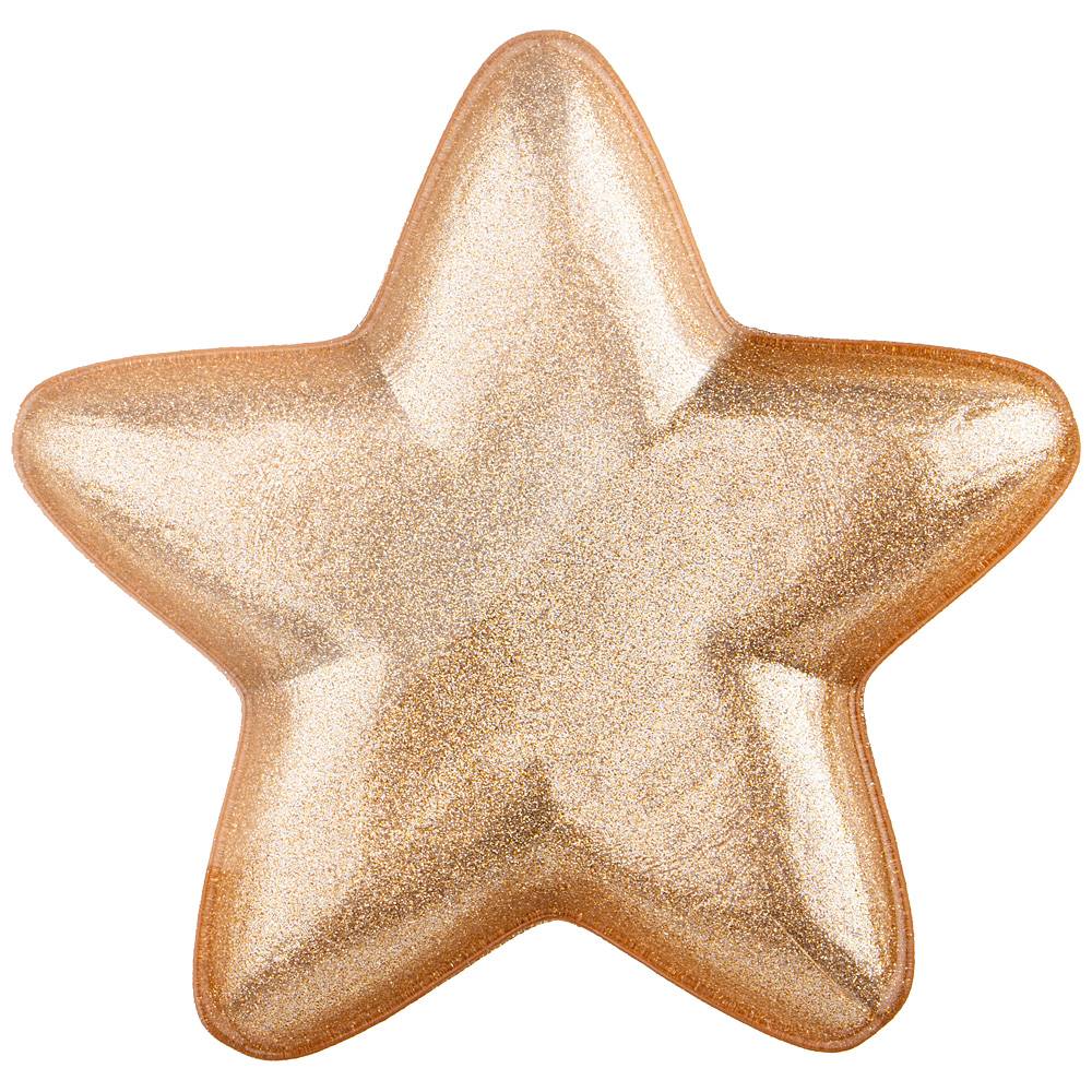 

Набор из 2 штук Блюдо ACKAM Star gold shiny 22см стекло 339-220_, Золотистый