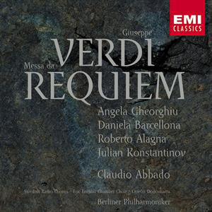 

VERDI, G., REQUIEM - Alagna, R./ Gheorghiu, A./ Berlin P.O./ Abbado, C. (2 CD)