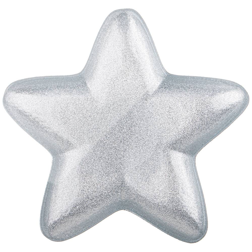 

Набор из 2 штук Блюдо ACKAM Star silver shiny 22см стекло 339-222_, Серебристый