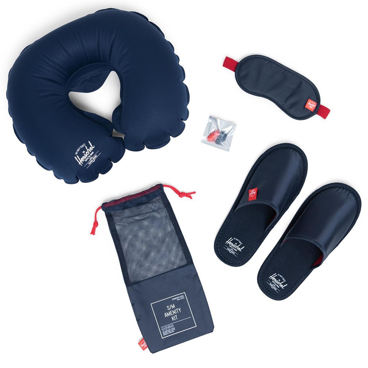 фото Дорожный комплект herschel amenity kit navy/red