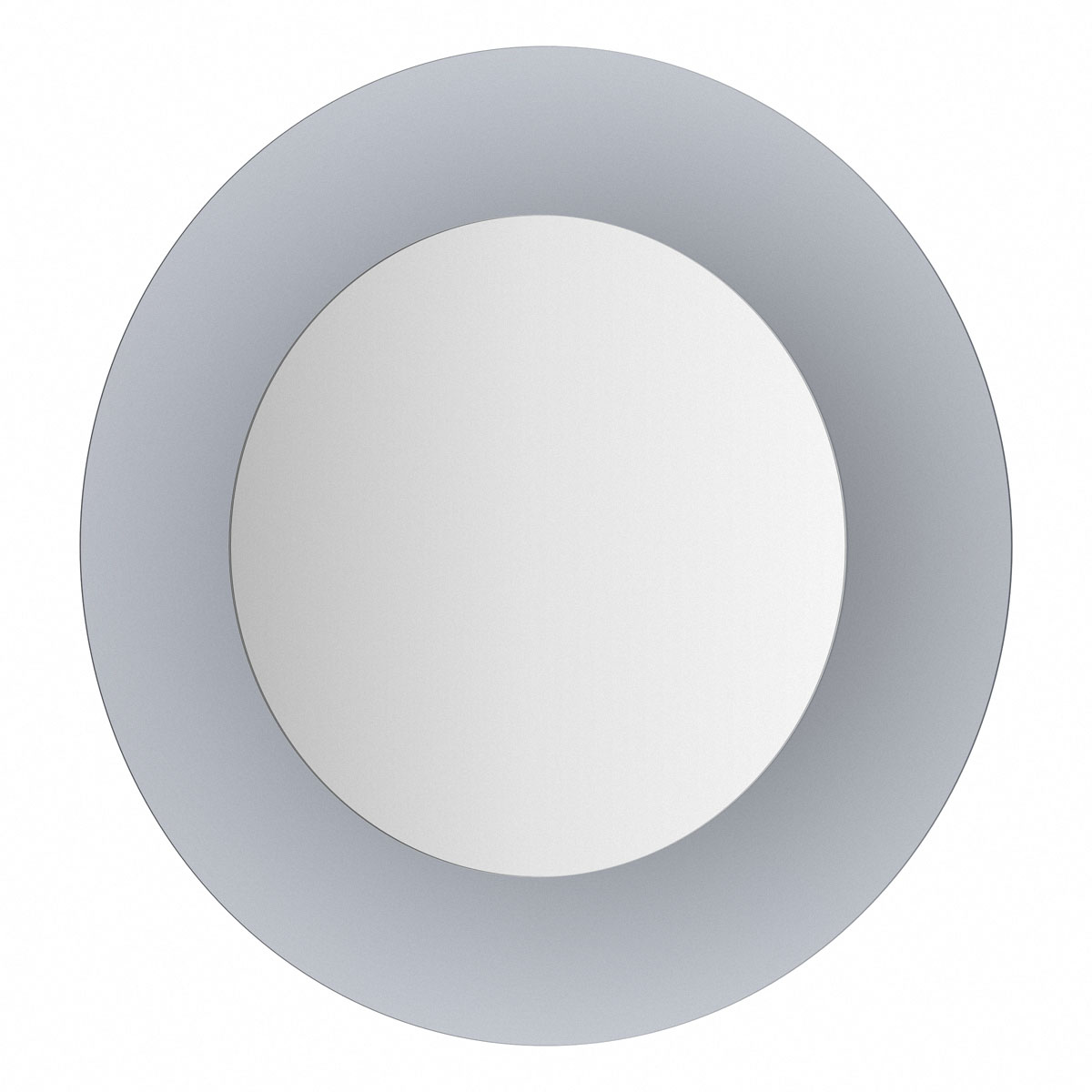 Зеркало на стеклянном основании  Evoform BY 0315 80x80см настенное зеркало остин серый графит