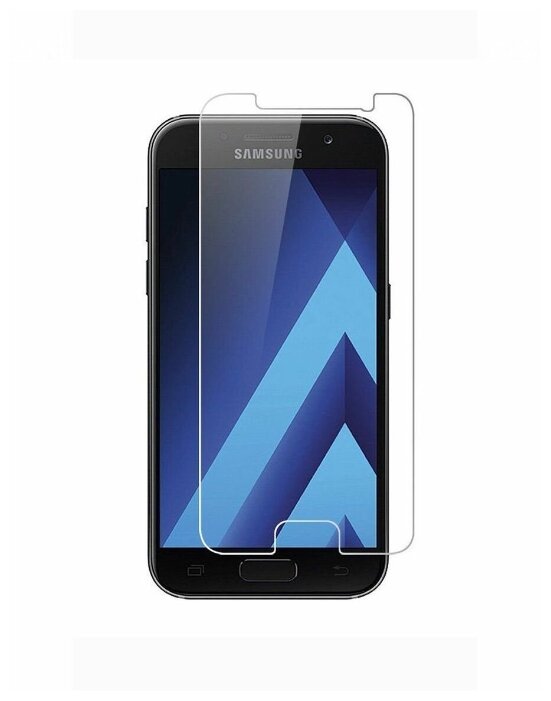 

Защитное стекло (без рамки) Full Glue для Samsung Galaxy A3 2017, прозрачное